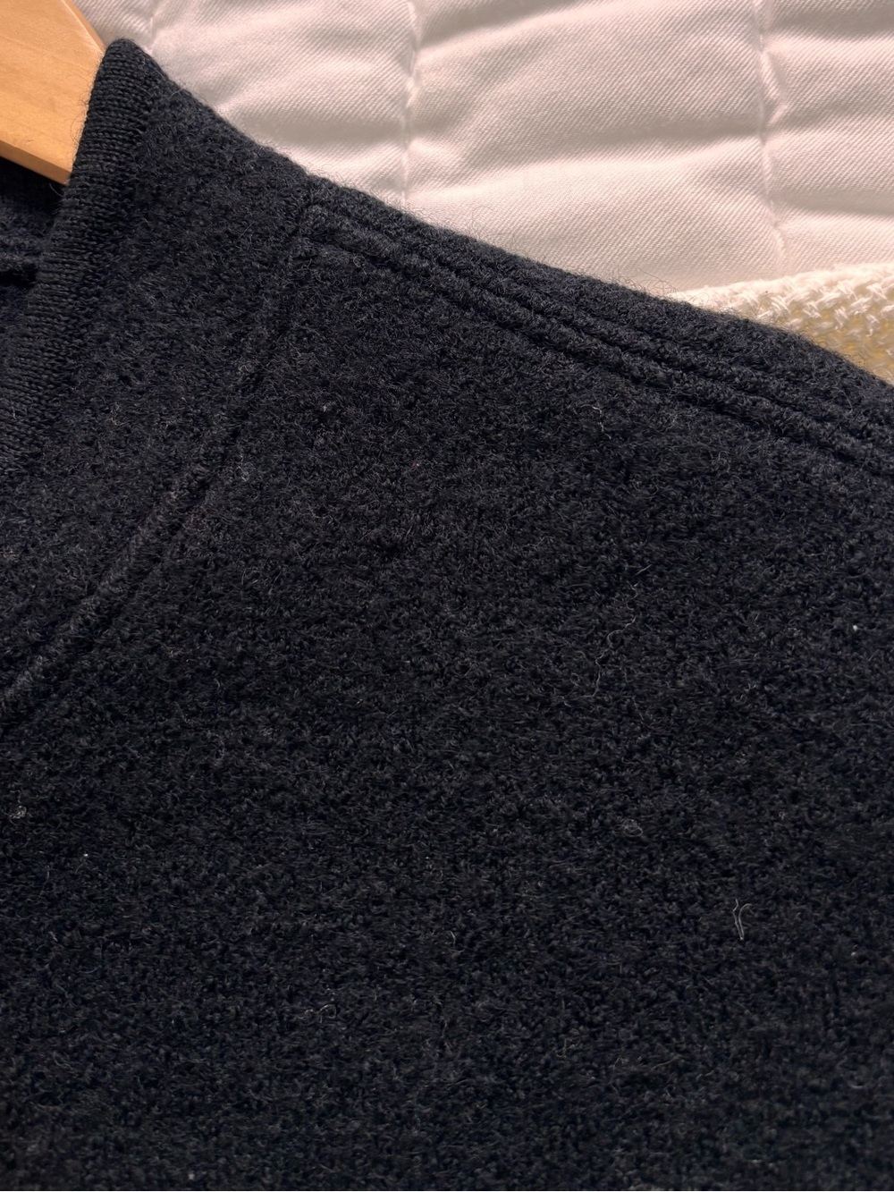 Vintage Bos & Co. Black Boiled Wool Tyrolean Cardigan Jacket – Size M